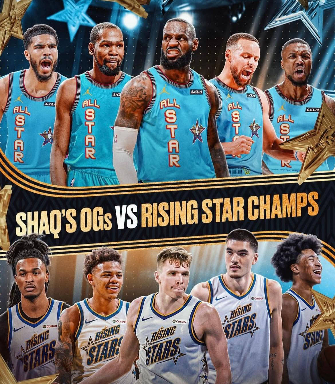 NBA全明星顶尖球员在美国交战