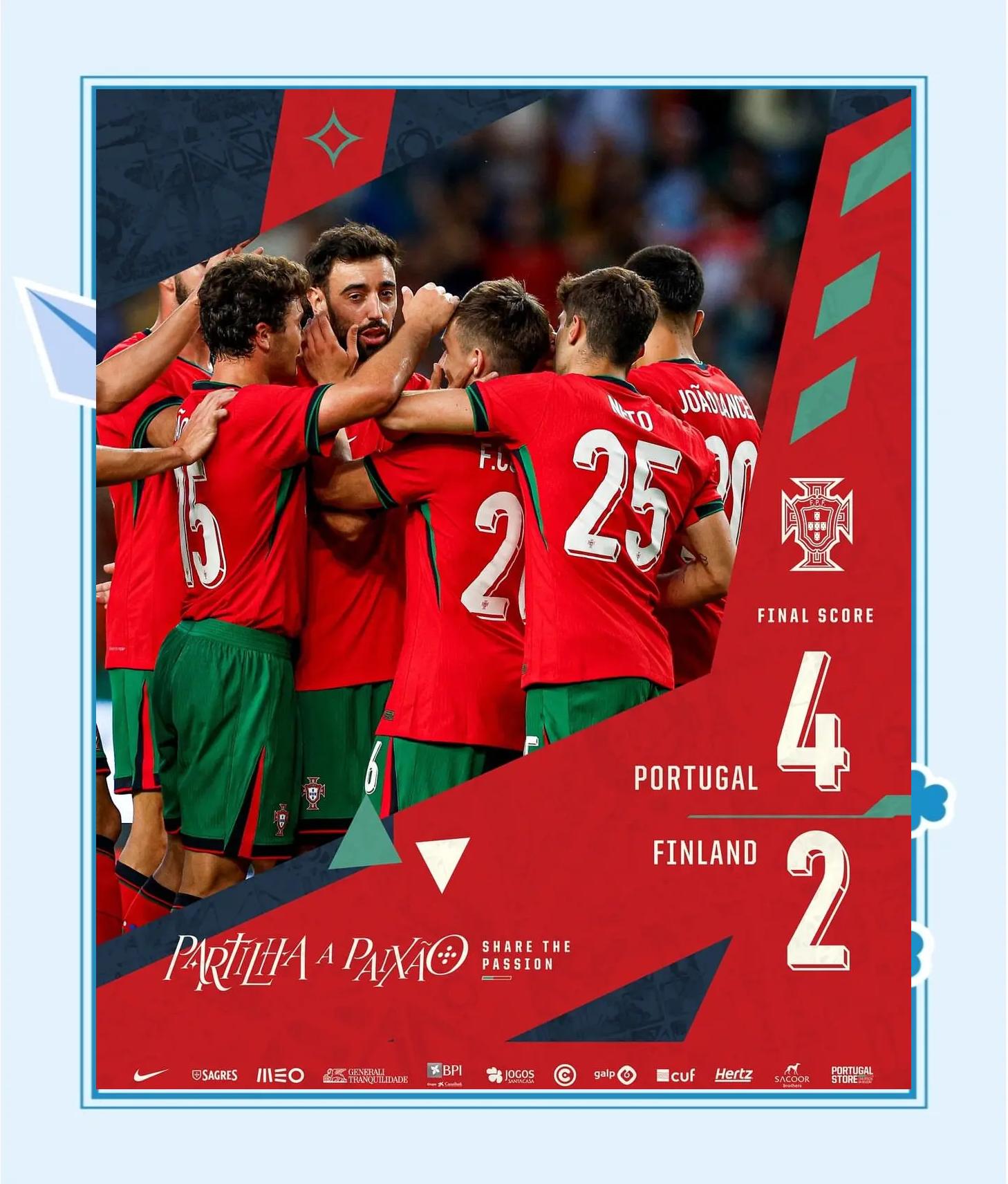 葡萄牙对阵希腊，一触即发之间取胜